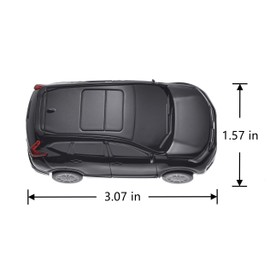 for Honda Key Fob Cover - Key fob case Compatible with Honda Accord Civic CRV Pilot Odyssey Passport Smart Remote Key - Black