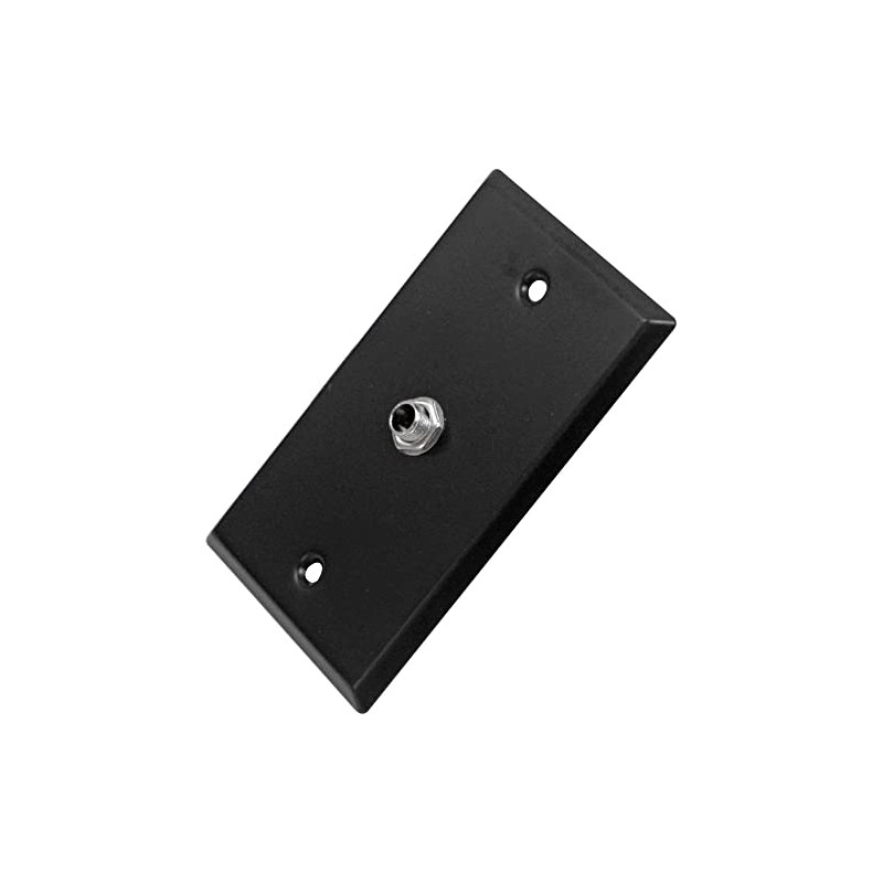 Seismic Audio - SA-PLATE44 - Black Stainless Steel Wall Plate