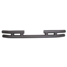Tubular Rear Bumper Rear Double Tube Bumper Compatible with 1997-2006 Jeep Wrangler TJ Textured Black