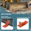 Doppy 2Pcs Tractor Bucket Edge Protector, 3/8'' Thick Snow Skid