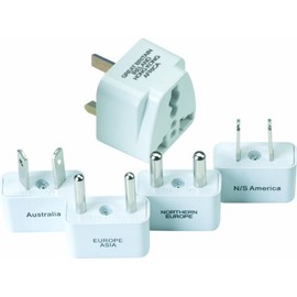 Go Travel Worldwide Adaptor Kit, White, One Size