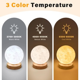 Doraubia Light Therapy Lamp,10000 Lux Sun Lamp with 3 Color Temperatures,Stepless Brightness,Timer & Memory Function, Happy Sunlight Lamp,Full Spectrum Light with Remote Control for Home, Office