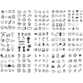 Sugeru 15 Sheets Super Sustainable Temporary Tattoo (234 Patterns) – The Original | Waterproof + Vegan + Neue-Tech | Fake Tattoo Stickers | Tattoos for Adults Children - Natural Non-Toxic Ingredients