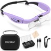 Magnifying Glass with Light, Rechargeable Magnifying Glasses 1.5X-5X Lenses, Magnify