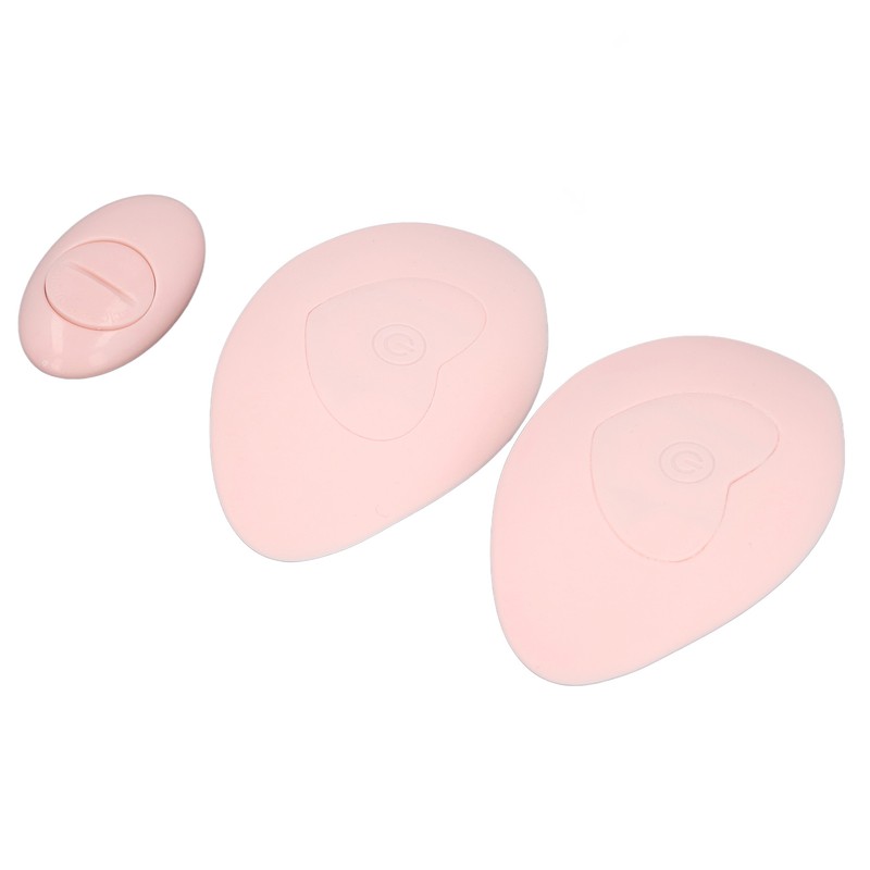 2pcs Wireless Lactation Massager 10 Vibration Levels Rechargeable Portable Remote
