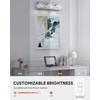 VONLUCE Bathroom Vanity Light Fixture, 3-Light Modern LED Vanity Lights,