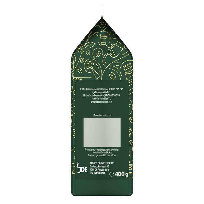 Jacobs Type Cappuccino Choco Milka, Beverage Powder with Soluble Bean