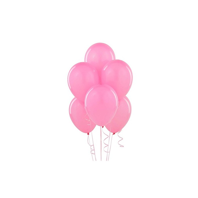 25pcs Plain 12" Pink Helium Quality Latex Balloons Birthday Wedding