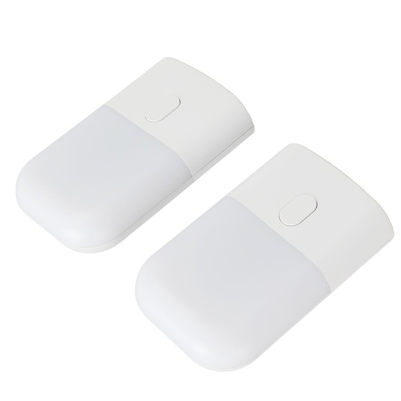 2pcs LED Night Light 3 Brightness Adjustable Soft White 2700K