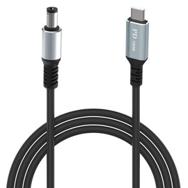 sovunis USB C to DC 5.5mm x 2.1mm Power Charging Cord for Laptop (5521), Type C Male Input to DC 5.5 x 2.1mm Male Power Charging Cable (up to 20V/100W) Compatible with Laptop/Notebook (6.6FT)