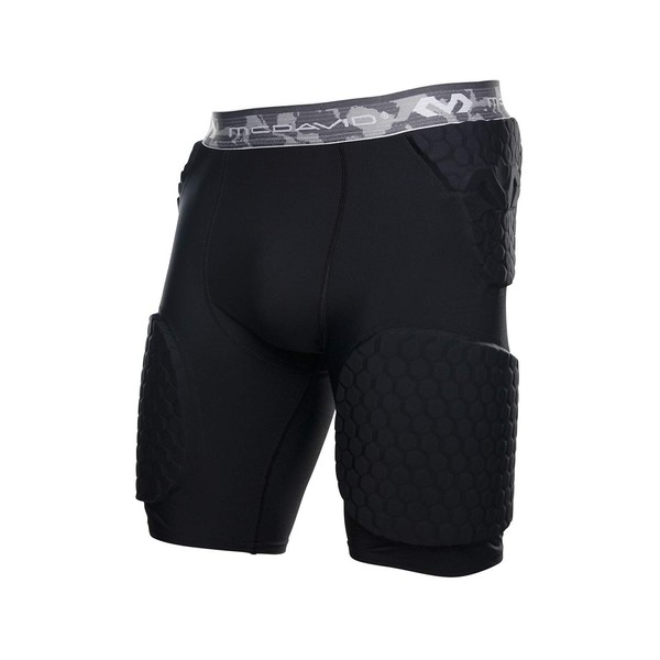 McDavid Compression Padded Shorts with HEX Pads. Hip, Tailbone, Thigh Padding. Girdle Tights for Men and Women. Football, Lacrosse, Hockey, Basketball Snowboarding