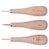Leather awl, ergonomic design, professional cutting tool made of leather