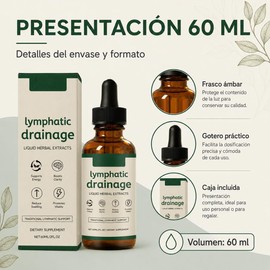 Gotas de Drenaje Linfático - Fórmula Natural y Suave, Drenaje Linfático Gotas para Hombres y Mujeres (3 pc)