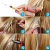 Hair Tinsel Strands Kit With Tool, 12 Colors 2400 Strands