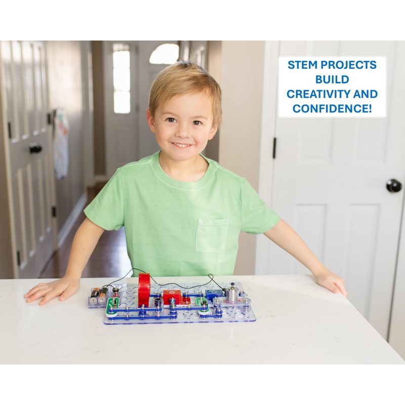 Snap Circuits Jr. SC-100 Electronics Exploration Kit, Over 100 Projects,