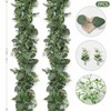 SOMYTING Artificial Mixed Eucalyptus Leaves Garland Faux Silver Dollar Eucalyptus