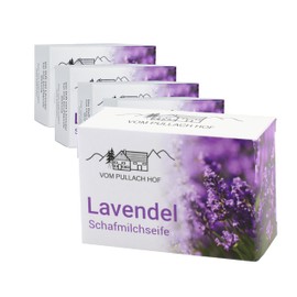 5 x Sheep's Milk Soap 100 g Set Solid Soap Block Lavender