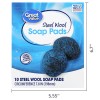 Unbranded (12 Pack) Steel Wool Soap Pads, 10 pcs