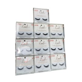 Kiss LOT OF 10- Kiss Lash Couture Naked Drama New Organza***FREE SHIPPING***