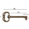 Furniture Key Antique Style Furniture Burnished Replacement Key Blank Patina
