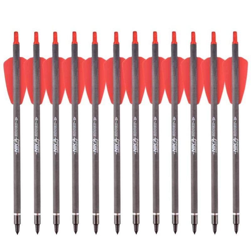 NIKA ARCHERY Pernos para ballesta de 19 cm, con flechas