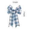 Meseey 12 Pcs Royal Blue and White Plaid Buffalo Plaid