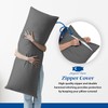 Body Pillowcase Covers 21x54 inches with Zipper Closure 100% Soft