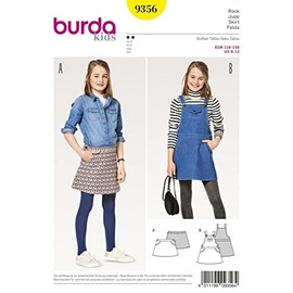 Burda Girls Easy Sewing Pattern 9356 Skirt & Pinafore Dress