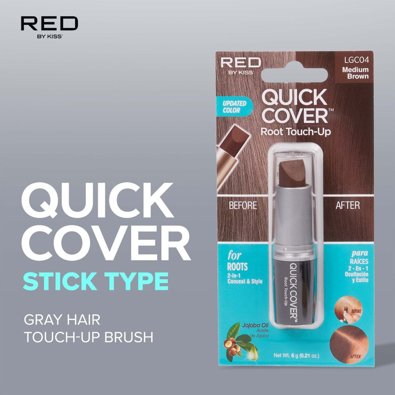 KISS Quick Cover Gray Hair Root Touch Up Stick (2