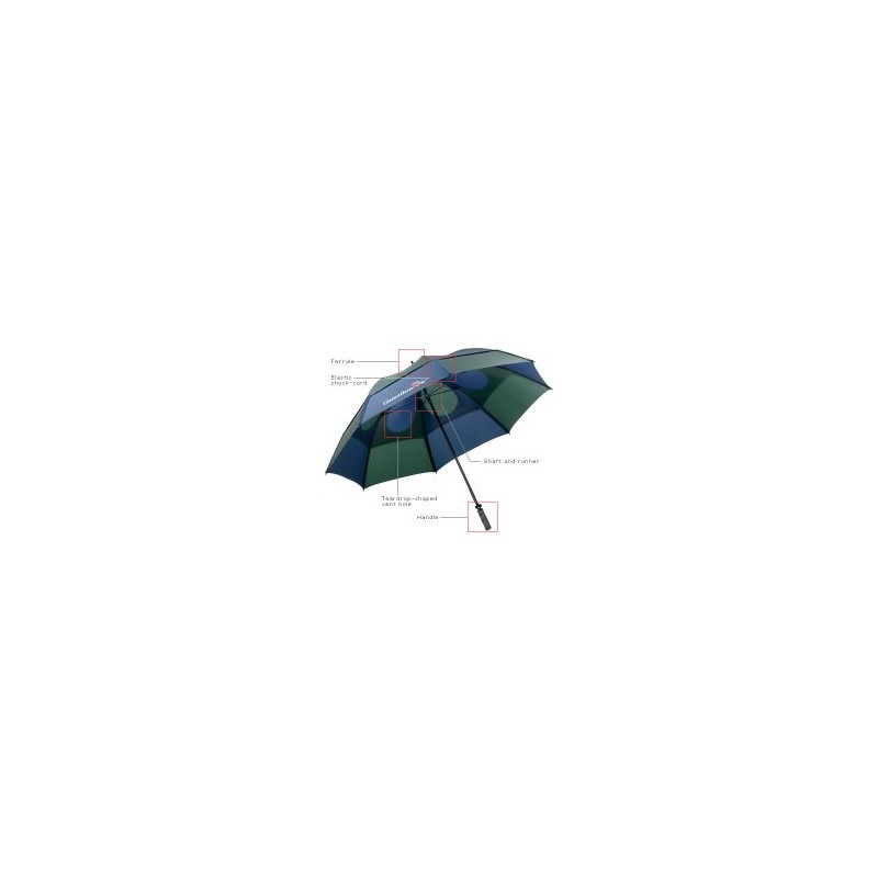 GustBuster Doorman 62" Umbrella (Black)