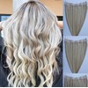 Hair Faux You One Piece 100% Human Hair Extensions, Hairband