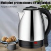 Tetera Eléctrica 2l 1500w 110v Tetera Acero Inoxidable Resistente Cafeteras