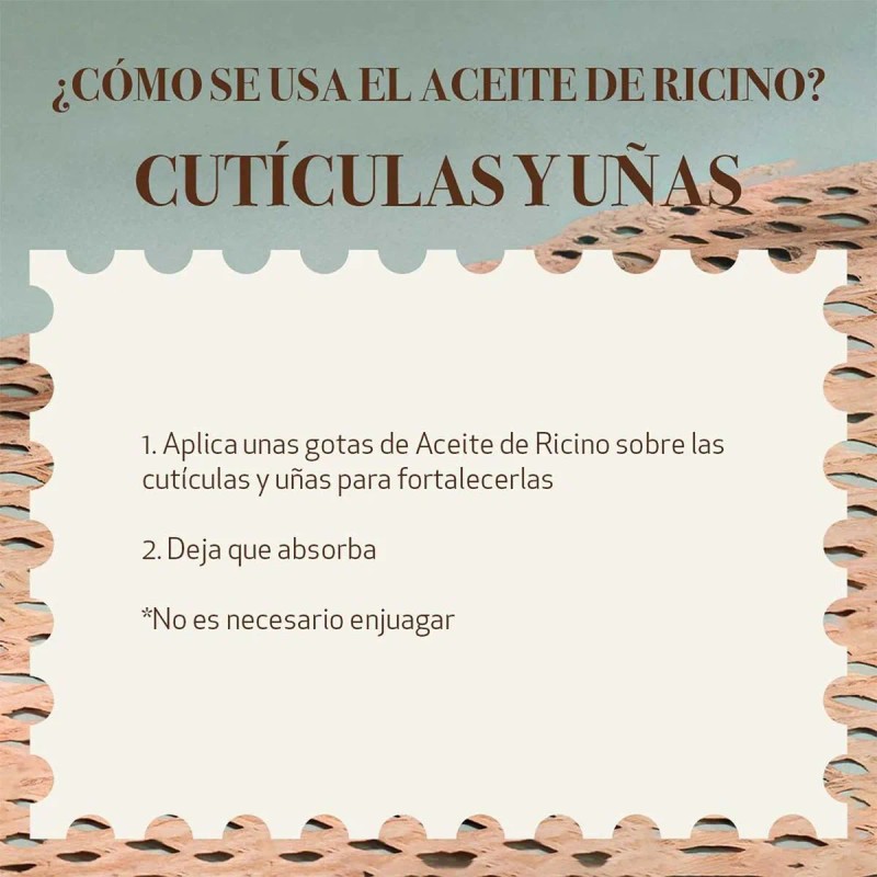 Aceite Ricino Yuya Tópico Hidratante Piel Cejas Cabello 50ml