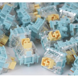 Epomaker Hand Lubed/Filmed Epomaker Sea Salt Silent Linear Mechanical Switches (70Ct)