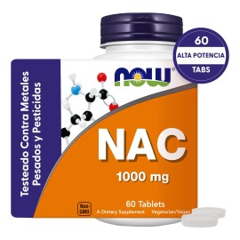 Nac 1000mg Antioxidante Anti Radical Libre Tabletas