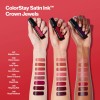 Revlon Liquid Lipstick, ColorStay Satin Ink, 035 Reigning Red, 0.17