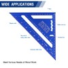 Aluminium Triangle Ruler, Metric Imperial Triangle Ruler, Carpenter's Square, Triangle