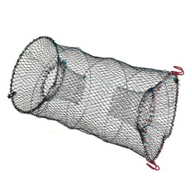 Fishing Net, 3 Sizes Foldable Lobster Crayfish Crab Crawfish Shrimp Fish Trap Cage Net for Fishing(25cm)