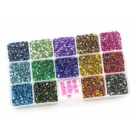 Summer-Ray 3mm Assorted Color Rhinestones In Storage Box Set #2