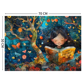 Puzzle 1000 Pieces, Adult Puzzle, A Challenging Puzzle, Puzzle Games for the Whole Family, Gifts for Women, Gifts for Men, Theme: Fairy Tale Girls