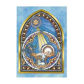 BestPysanky It's Christmas! Baby Jesus In Manger Greeting Card