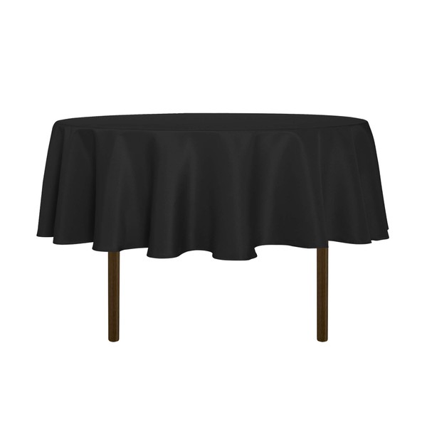 sancua Round Tablecloth - 60 Inch - Water Resistant Spill