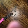 Fish bone EDC PINK!!! paracord bullet,, Keychain Paracord !!! all