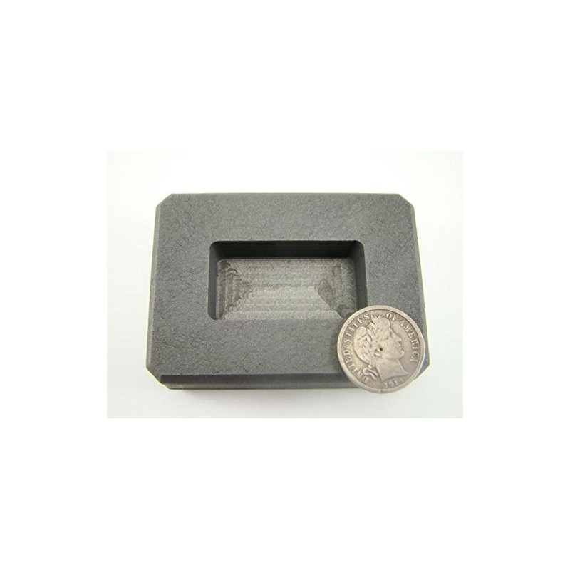 1 oz Silver Bar High Density Graphite Ingot Mold Loaf