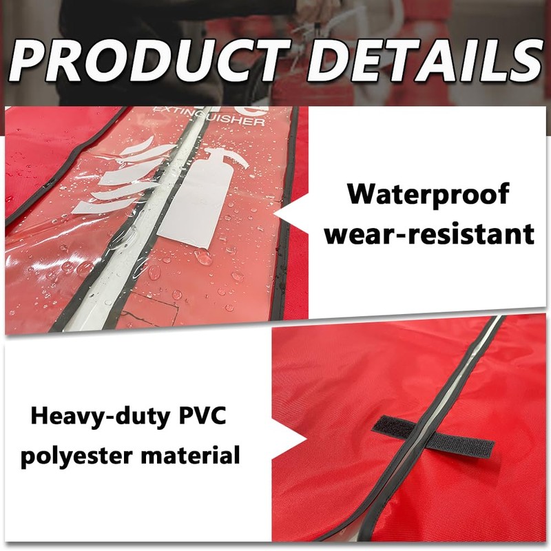 Fire Extinguisher Cover, Heavy Duty Fire Protective Sleeve from scuffs