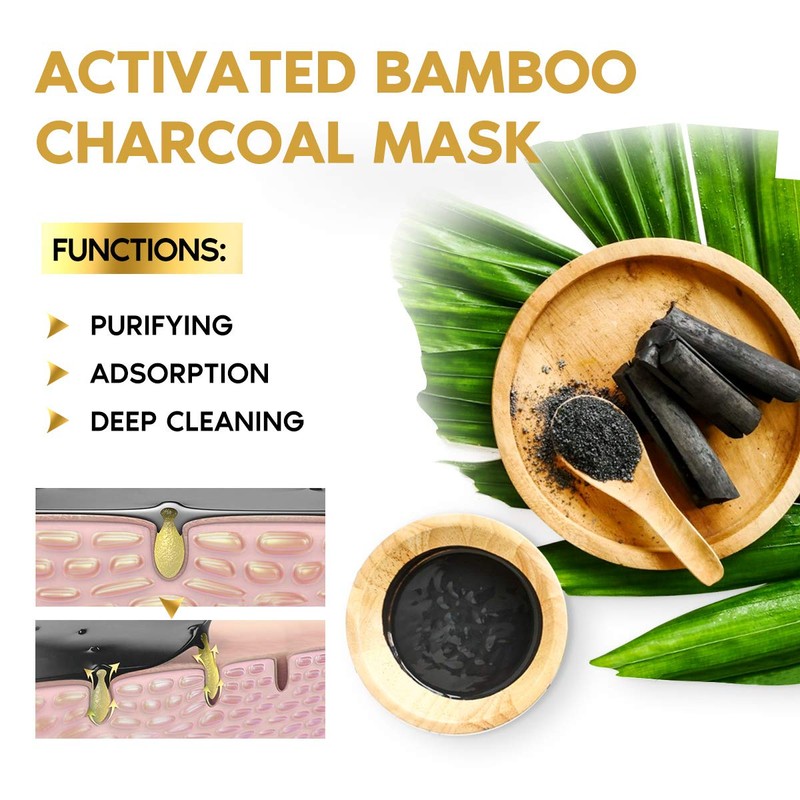 Blackhead Remover Mask Kit, Charcoal Face Mask Peel Off for