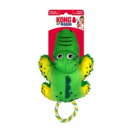 KONG - Cozie Tuggz Alligator - Plush Dog Toy - for Small/Medium Dogs