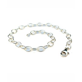 Beate Stohr - Bracelet 925 Silver, Length up to 19 cm with Lobster Clasp, Individually Adjustable Bracelet for Charms, Charm Bracelet, Sterling Silver