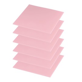 PATIKIL Thermal Pads 100x100x1.5mm, 6 Pack Silicone Cooling Thermal Pad for CPU GPU IC PCIe M.2 2280 SSD NVMe Heatsink, Pink