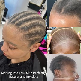 Tinashe Invisable HD Wig Cap,4PCS High Breathable Ultra-thin Stretchy Bald Caps for Lace Front Wigs